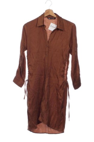 Šaty  Zara, Veľkosť XS, Farba Hnedá, Cena  17,46 €