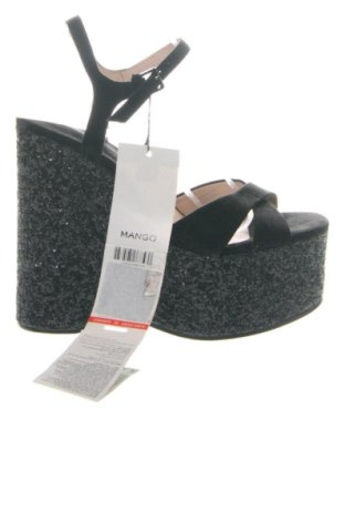 Sandale Mango, Mărime 37, Culoare Negru, Preț 205,00 Lei