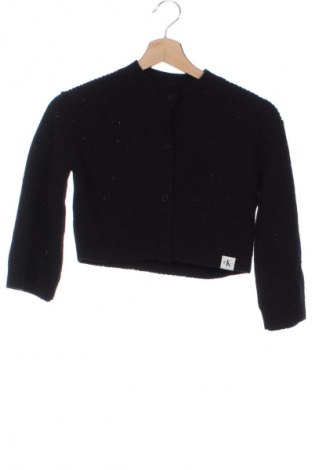 Kinder Strickjacke Calvin Klein Jeans, Größe 5-6y/ 116-122 cm, Farbe Schwarz, Preis € 27,99