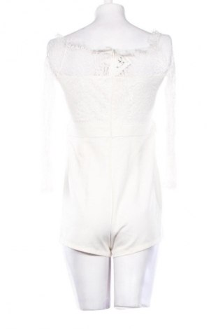 Дамски къс гащеризон Unbranded, Размер M, Цвят Бял, Цена 3,06 €