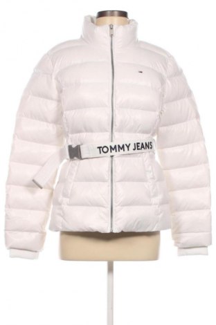 Damenjacke Tommy Jeans, Größe L, Farbe Weiß, Preis 142,99 €