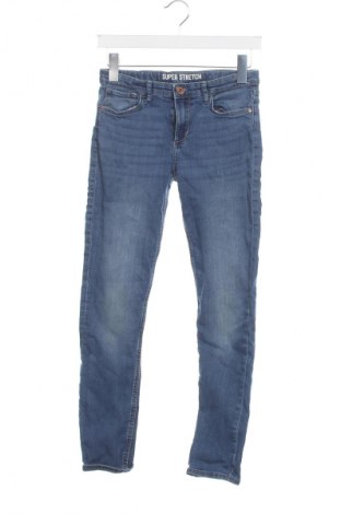 Dětské džíny  H&M, Velikost 11-12y/ 152-158 cm, Barva Modrá, Cena  79,00 Kč