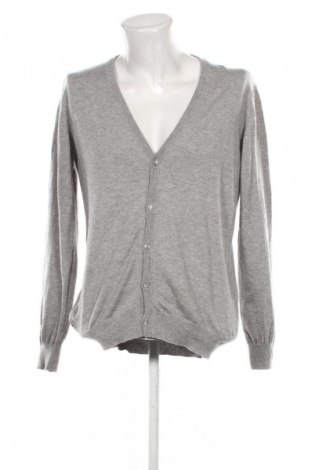 Herren Strickjacke Madison Avenue, Größe L, Farbe Grau, Preis € 6,99