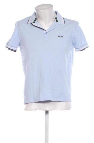 Męski T-shirt BOSS, Rozmiar M, Kolor Niebieski, Cena 217,99 zł