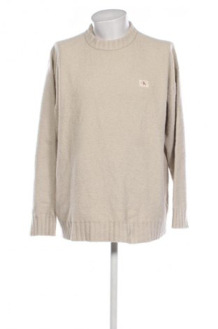 Pánský svetr  Calvin Klein Jeans, Velikost XL, Barva Béžová, Cena  949,00 Kč