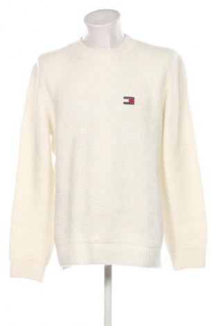 Мъжки пуловер Tommy Jeans, Размер M, Цвят Бял, Цена 33,23 €