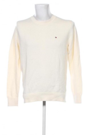 Pulover de bărbați Tommy Hilfiger, Mărime XL, Culoare Ecru, Preț 222,99 Lei