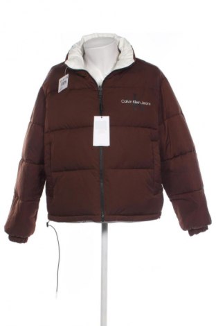 Férfi dzseki Calvin Klein Jeans, Méret L, Szín Barna, Ár 35 039 Ft