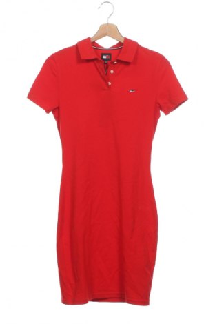 Рокля Tommy Jeans, Размер XS, Цвят Червен, Цена 80,78 €