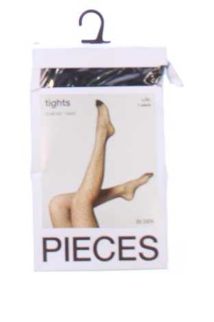Rajstopy Pieces, Rozmiar L, Kolor Czarny, Cena 69,99 zł