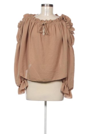 Dámska blúza Boohoo, Veľkosť M, Farba Hnedá, Cena  11,95 €