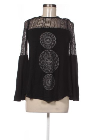 Bluzka damska Desigual, Rozmiar XS, Kolor Czarny, Cena 290,99 zł