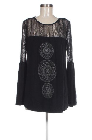Дамска блуза Desigual, Размер XL, Цвят Черен, Цена 25,05 €