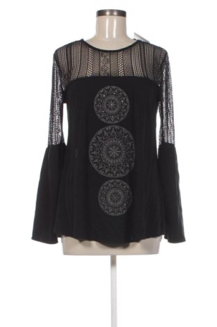 Дамска блуза Desigual, Размер L, Цвят Черен, Цена 56,24 €