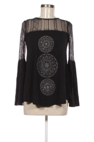 Bluzka damska Desigual, Rozmiar L, Kolor Czarny, Cena 129,99 zł