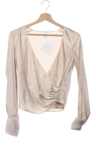 Bluzka damska H&M, Rozmiar XS, Kolor Beżowy, Cena 52,42 zł