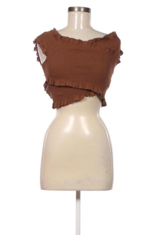 Дамска блуза Mango, Размер M, Цвят Кафяв, Цена 14,31 €
