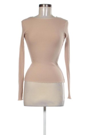 Дамска блуза NA-KD, Размер XS, Цвят Бежов, Цена 40,91 €