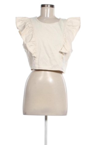 Bluzka damska Perfect Jeans By Gina Tricot, Rozmiar L, Kolor ecru, Cena 53,58 zł