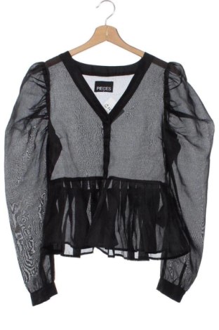 Дамска блуза Pieces, Размер L, Цвят Черен, Цена 10,00 €