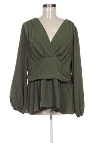 Дамска блуза SHEIN, Размер XXL, Цвят Зелен, Цена 10,22 €
