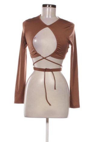 Дамска блуза SHEIN, Размер S, Цвят Кафяв, Цена 10,22 €