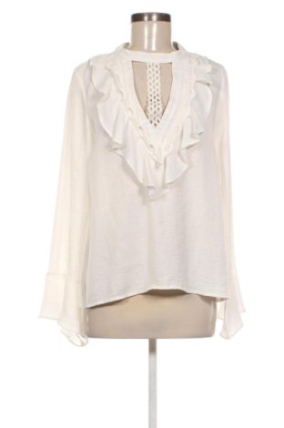 Bluză de femei SZACHOWNICA, Mărime M, Culoare Alb, Preț 50,59 Lei