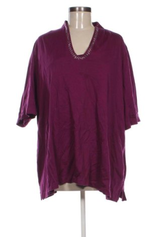 Дамска блуза Selection By Ulla Popken, Размер 4XL, Цвят Лилав, Цена 14,31 €