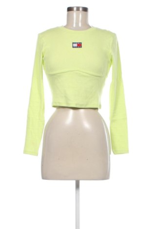 Дамска блуза Tommy Jeans, Размер M, Цвят Зелен, Цена 35,00 €