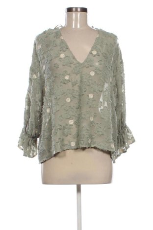 Damen Shirt Zara, Größe M, Farbe Grün, Preis 17,99 €