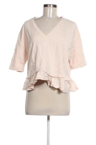 Дамска блуза Zara, Размер L, Цвят Екрю, Цена 10,73 €