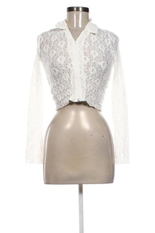 Damski kardigan Bershka, Rozmiar XS, Kolor Biały, Cena 78,99 zł