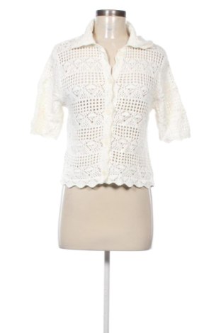 Damen Strickjacke Monki, Größe S, Farbe Weiß, Preis € 16,99