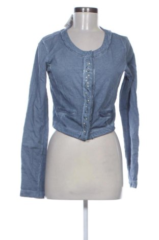 Damen Strickjacke Motivi, Größe M, Farbe Blau, Preis 31,99 €