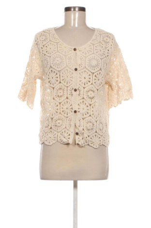 Damen Strickjacke Unbranded, Größe M, Farbe Ecru, Preis 19,99 €