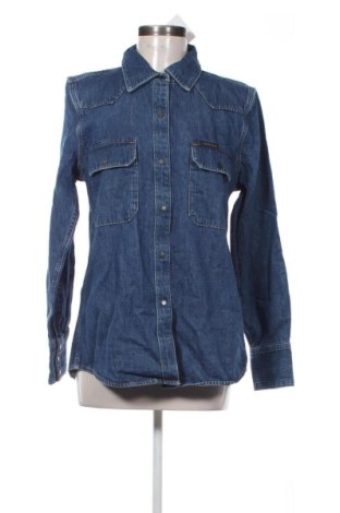 Γυναικείο πουκάμισο Calvin Klein Jeans, Μέγεθος L, Χρώμα Μπλέ, Τιμή 95,99 €