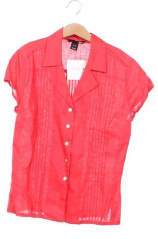 Γυναικείο πουκάμισο H&M, Μέγεθος XS, Χρώμα Κόκκινο, Τιμή 13,00 €