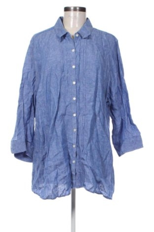 Γυναικείο πουκάμισο Lands' End, Μέγεθος 3XL, Χρώμα Μπλέ, Τιμή 15,99 €