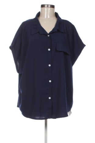 Dámska košeľa  SHEIN, Veľkosť 4XL, Farba Modrá, Cena  23,79 €