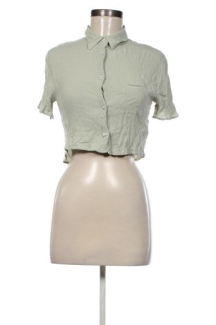 Дамска риза Stradivarius, Размер S, Цвят Зелен, Цена 13,29 €