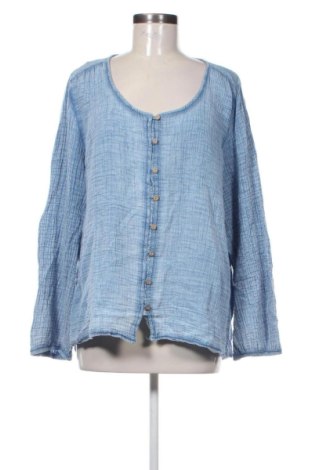 Дамска риза Unbranded, Размер XL, Цвят Син, Цена 13,29 €