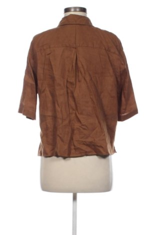 Дамска риза United Colors Of Benetton, Размер L, Цвят Кафяв, Цена 17,38 €