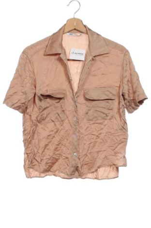 Γυναικείο πουκάμισο Zara, Μέγεθος XS, Χρώμα Καφέ, Τιμή 13,80 €