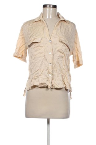 Γυναικείο πουκάμισο Zara, Μέγεθος S, Χρώμα  Μπέζ, Τιμή 13,80 €