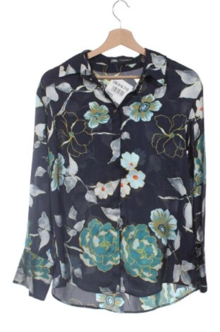 Γυναικείο πουκάμισο Zara, Μέγεθος XS, Χρώμα Πολύχρωμο, Τιμή 21,80 €