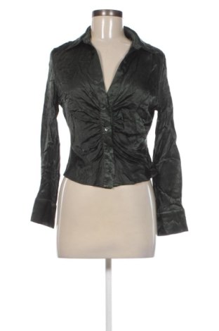 Дамска риза Zara, Размер L, Цвят Зелен, Цена 13,80 €