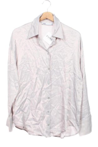 Cămașă de femei Zara, Mărime XS, Culoare Gri, Preț 85,99 Lei