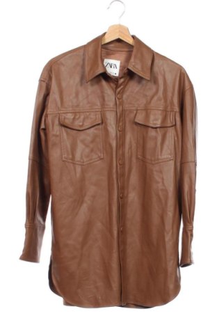 Dámská košile  Zara, Velikost XS, Barva Hnědá, Cena  560,00 Kč