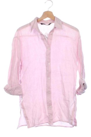 Dámska košeľa  Zara, Veľkosť XS, Farba Ružová, Cena  13,81 €