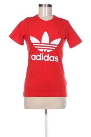 Damski T-shirt Adidas Originals, Rozmiar XXS, Kolor Czerwony, Cena 72,99 zł